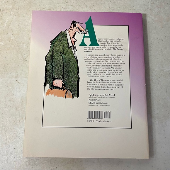 HERMAN Lot of 3 Books - 1st Treasure, The Best Of, Third Treasury - By Jim Unger - Picture 7 of 9